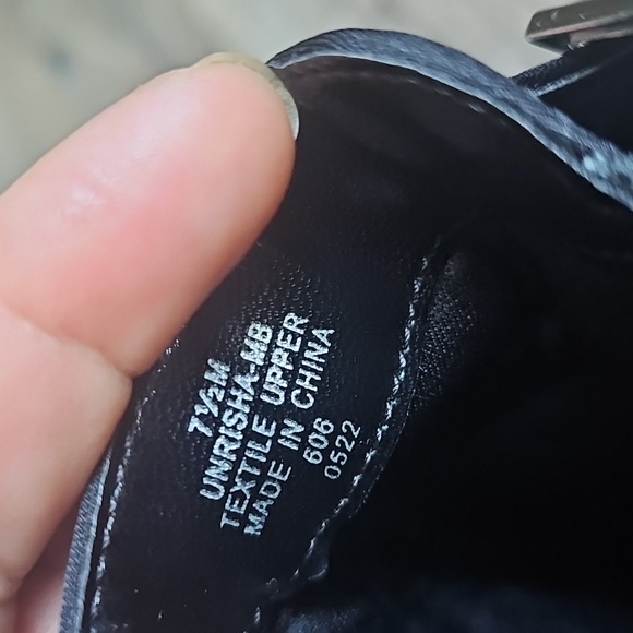 Unisa Black Ankle Boots with Silver Buckle - Picture 4 of 4